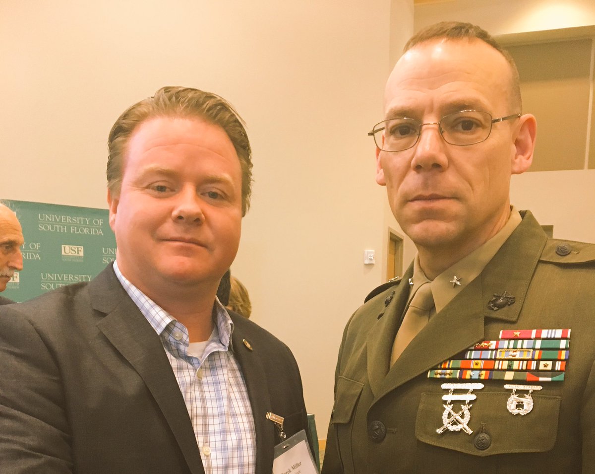 USMC BGen Ryan - US Cyber Command takes care of his Marines and focuses on protecting our nations infrastructure #USMC #CyberSecurity #USF