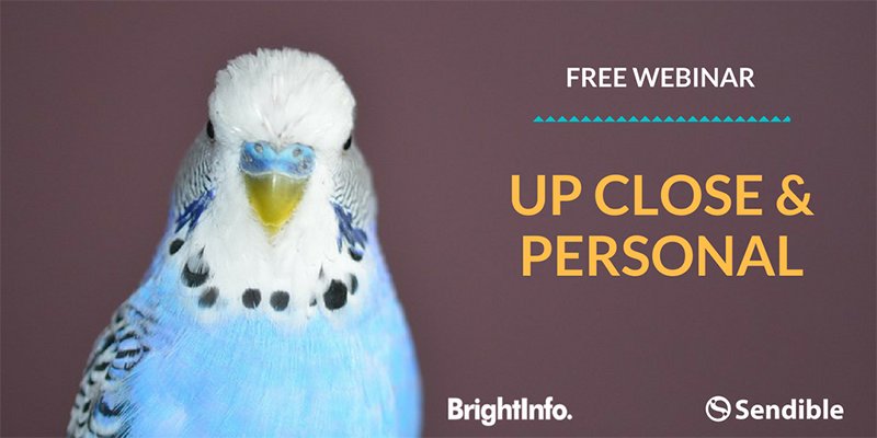 Sendible's tweet photo. Free webinar coming up on content personalization with @BrightInfo. Save your seat: https://t.co/VqnhPhZT2P #personalization https://t.co/O89acOuPMV