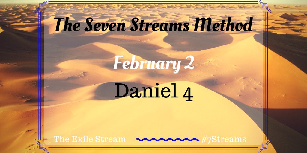 7StreamsMethod's tweet photo. Listen to today's Scripture reading:
Daniel 4
#TheExileStream #7StreamsMethod
https://t.co/hGMiIqnPeo https://t.co/SRQFhxZWNR