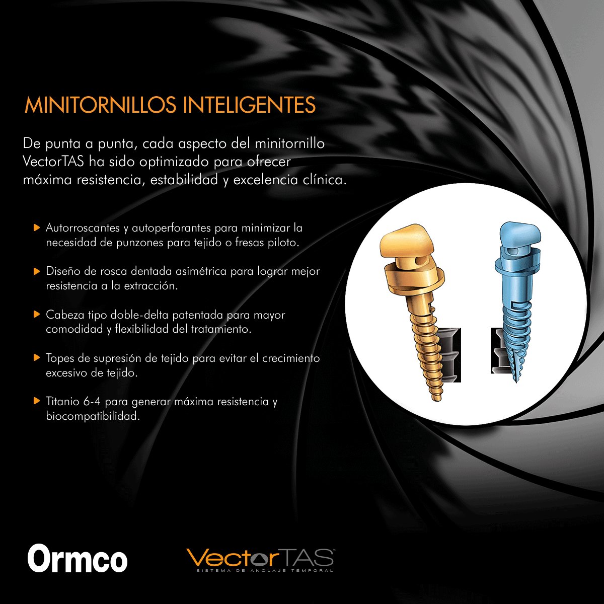 KaVo_mx's tweet photo. El diseño asimétrico del minitornillo #VectorTAS brinda mayor resistencia a la extracción. Lo invitamos a conocerlo: https://t.co/91rmNeAZ7o https://t.co/xkhIHUmPtB