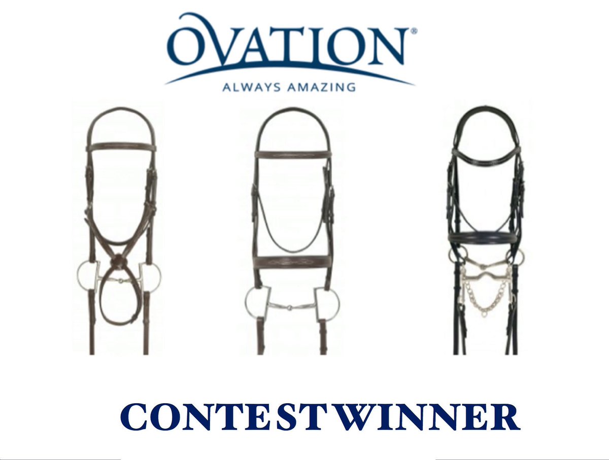 Congrats to Amanda Clark who was the winner of our "Enter To Win A Bridle" sweepstakes 
Visit bit.ly/1K8WB5k to view the range