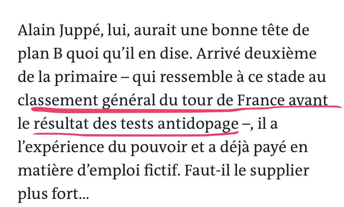 romainbardet's tweet photo. Navrant de lire et de relire ces références incongrues au cyclisme qui entretiennent cet imaginaire délétère...et ce sur @lemondefr . #next https://t.co/4b1qDuErXp