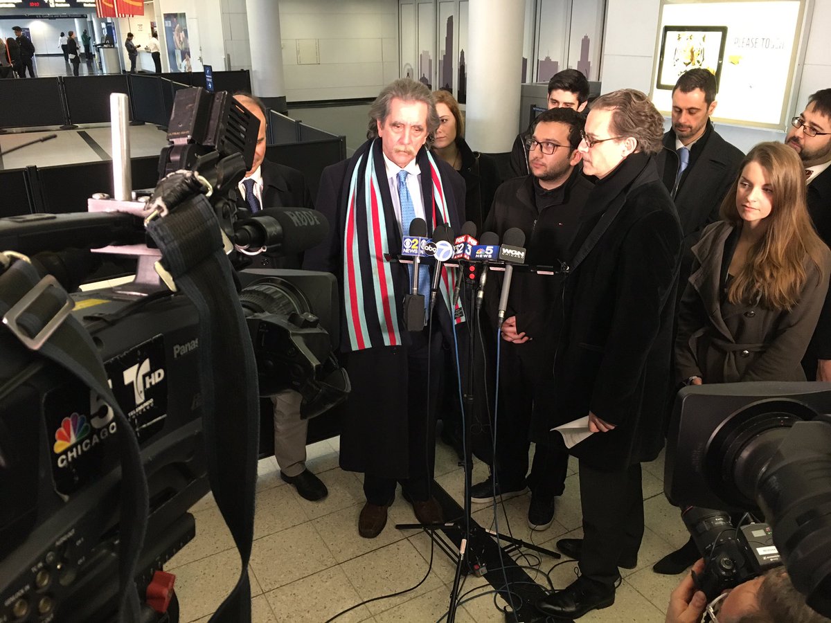 TammyLeitner's tweet photo. #ChicagoDoctor who was barred from entering the US has been allowed to return to Chicago. #TravelBan @MSNBC @NBCNews https://t.co/5b6PeFlBsK