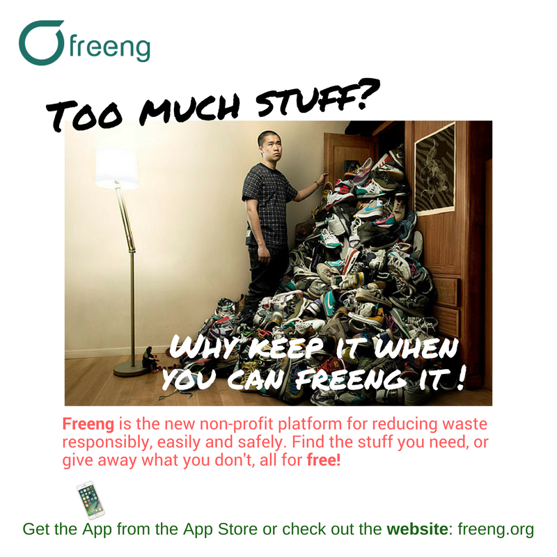 care2reuse's tweet photo. De-clutter your life with #freeng  https://t.co/dihCxmghcp  #nonprofit #Sustainability #reuse #recycle #Sustainability https://t.co/OsI8RBKrjC