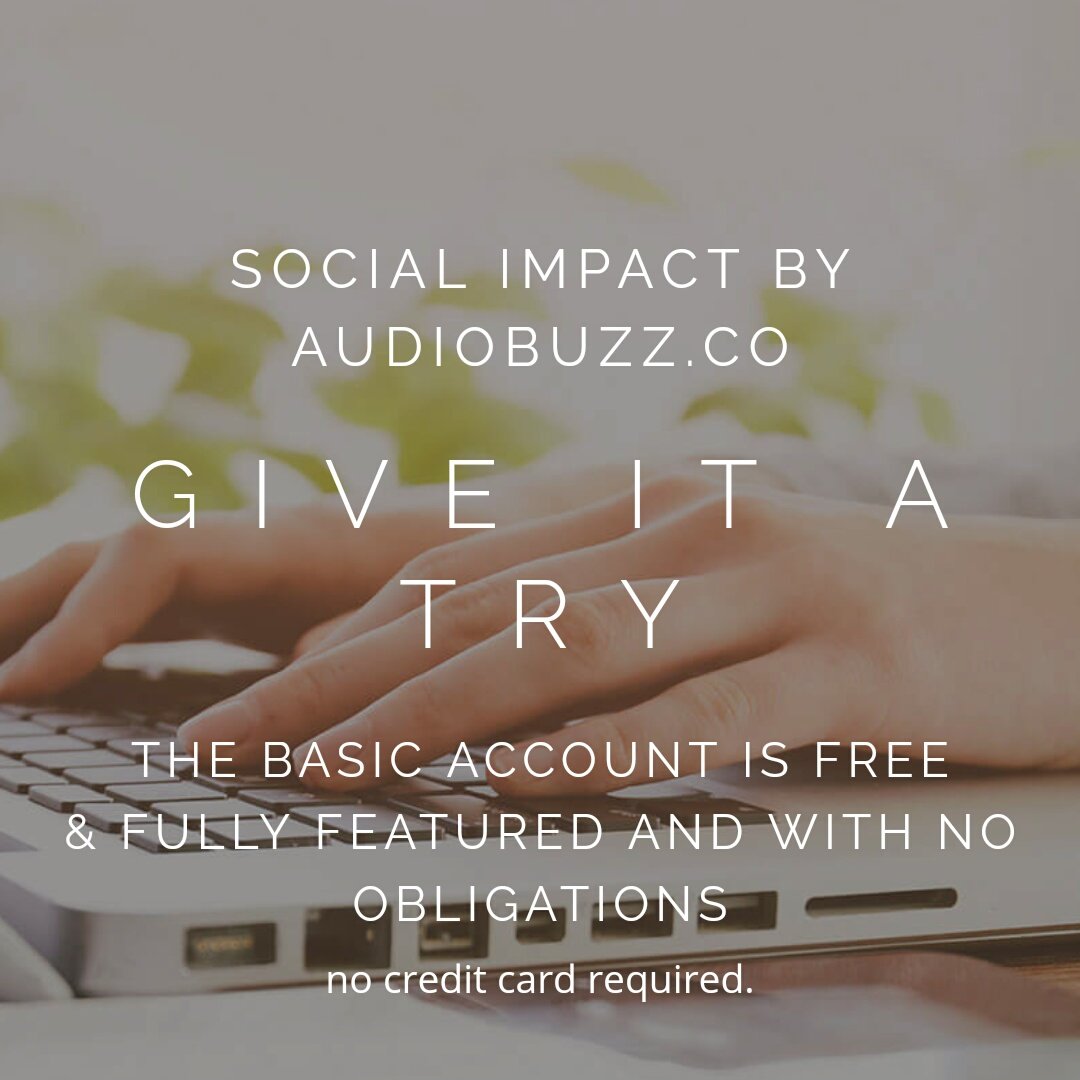 AudioBuzzCo's tweet photo. Learn how to dominant social media and Gain real followers with Social Impact™ by https://t.co/JWlfkVA0I7
Link: https://t.co/p8lHzZivWz https://t.co/KQPg52yyfL