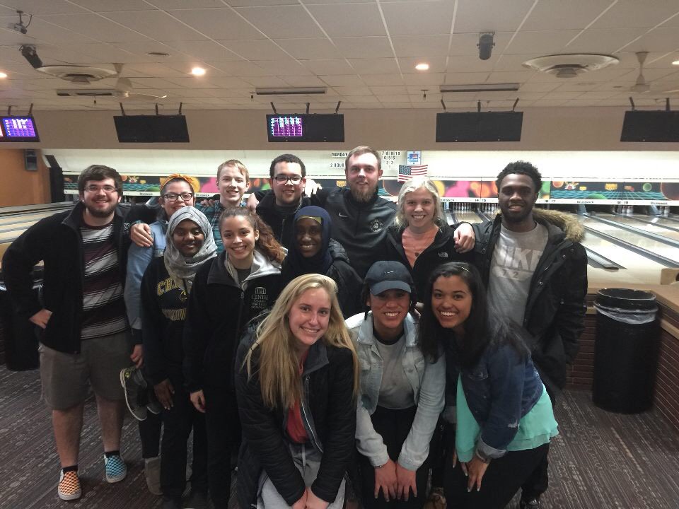 CentreFirstGen's tweet photo. Check out the impromptu bowling night this week!  #GrissomScholarLove #CentreC https://t.co/geb359Of8x