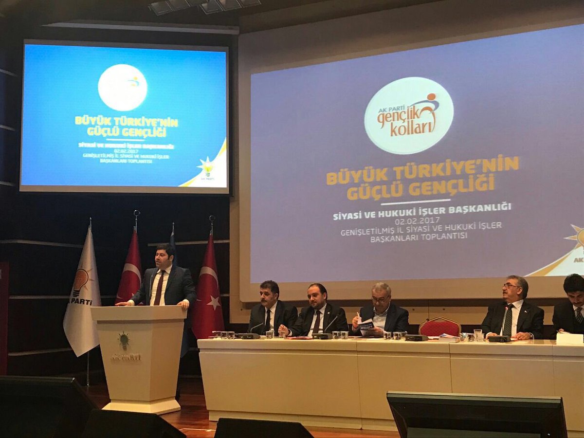 abugrasimsek's tweet photo. 81 İl Genişletilmiş Siyasi ve Hukuki İşler Başkanları toplantımızı gerçekleştirdik. Güçlü Türkiye için Gençlik Hazır! https://t.co/IeSx793xQS