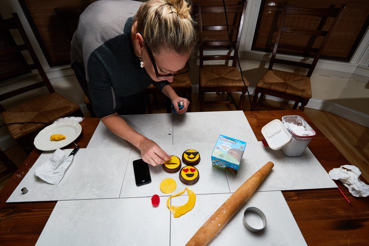 We are 😍😍 about <a href="/benandjerrys/">Ben & Jerry's</a> Pint Slices. Trying our best not to eat them all! #BTS #behindthescenes #photoshoot #icecream #pintslices