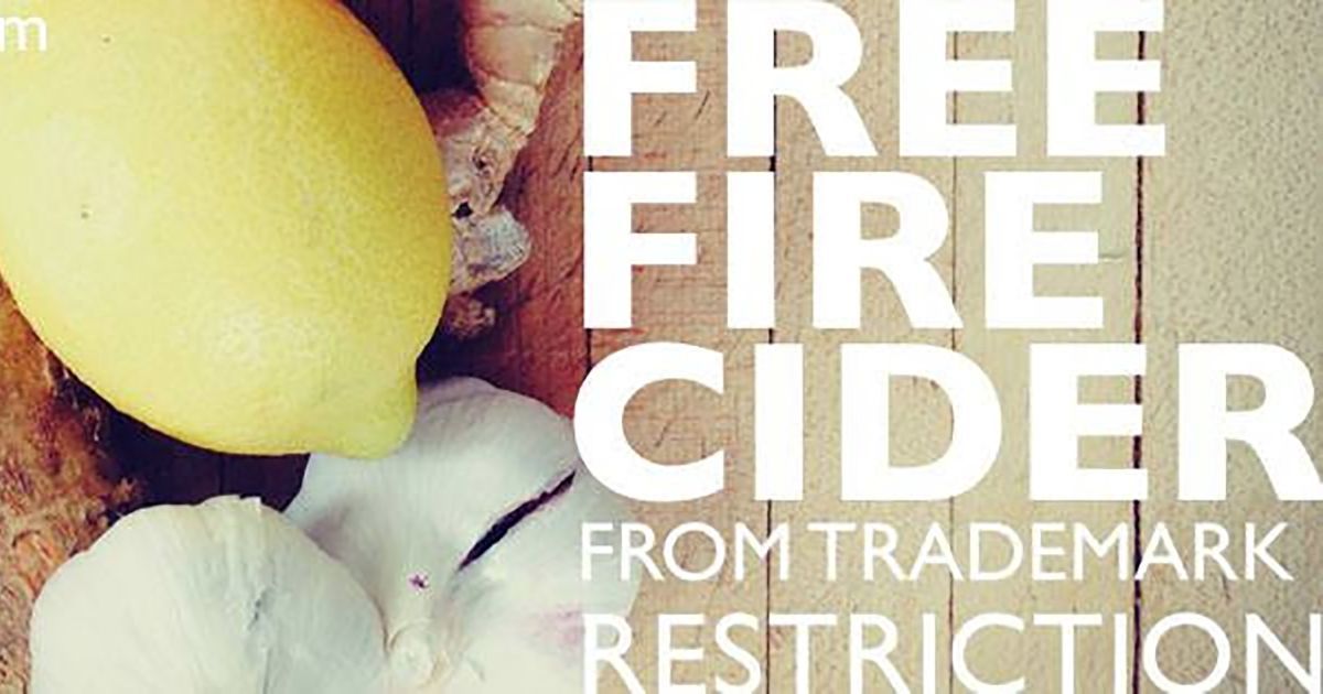 learningherbs's tweet photo. Keep Fire Cider free from trademarks! Spread the word, donate, and find out more ways you can help: https://t.co/u80xcQCjzN #freefirecider https://t.co/JeRUXE0NA5