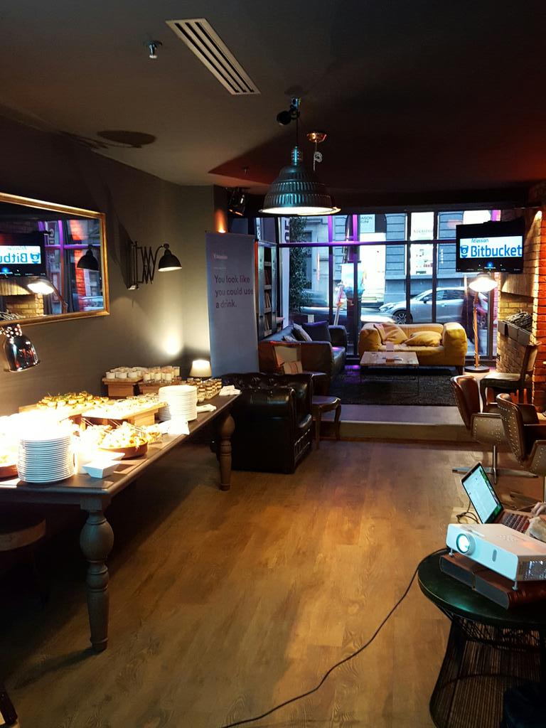 rajsarkar's tweet photo. We are ready for you at Pentalounge, Penta Hotels, Brussels. Come and say hi to the @Bitbucket team. #gitmerge #gitmerge2017 https://t.co/RCRY2tESdM