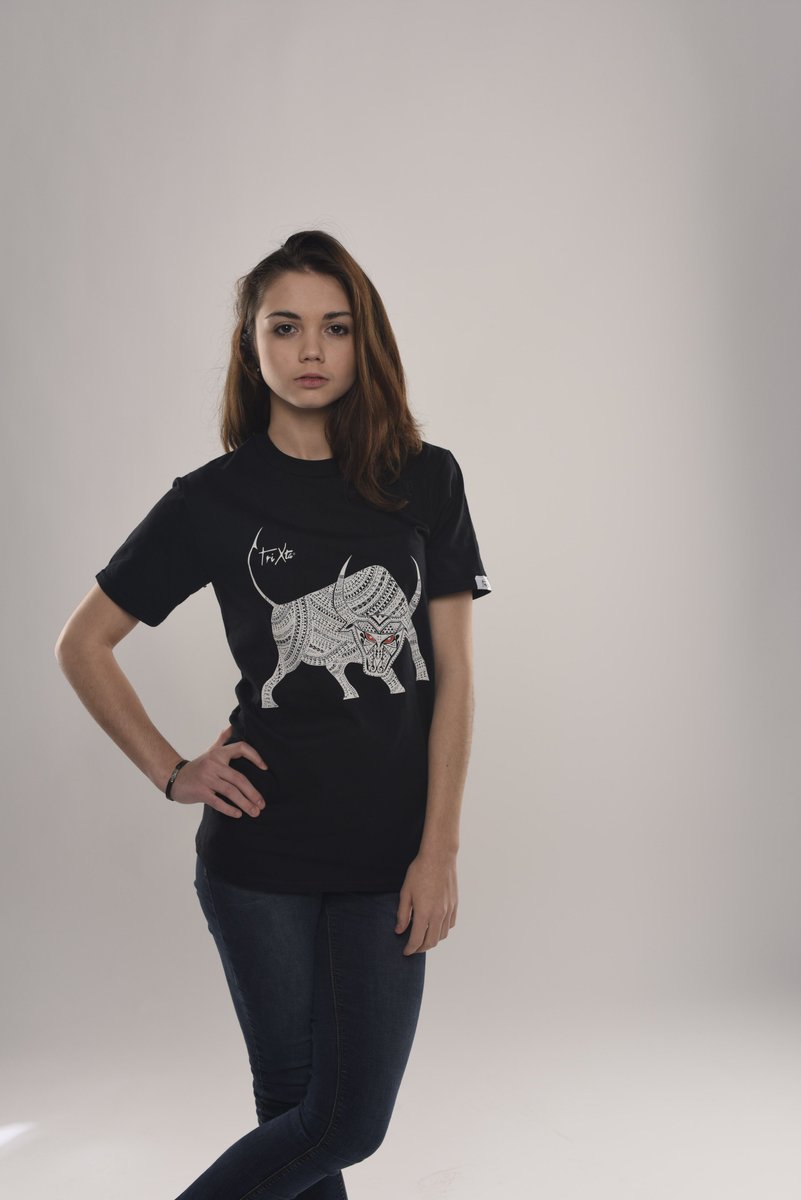 TriXtaDesign's tweet image. The TriXta #bull tee in our recent photo shoot! #taurus #starsign #fashion #Newcastle #London #Artwork trixtadesign.com