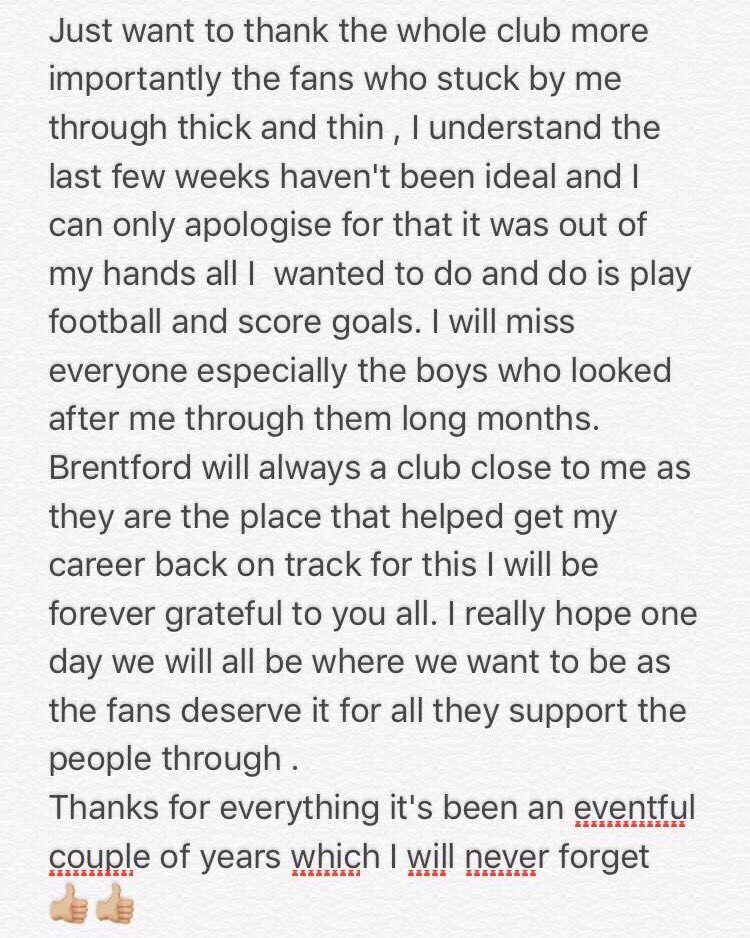 Super_bees's tweet photo. Scott Hogans letter to #BrentfordFC https://t.co/eaFCG9514K
