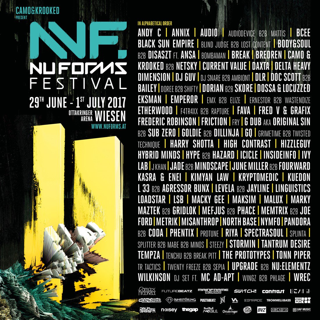ProtuneMusic's tweet photo. happy to announce that we will be playing a set at this years @NuFormsFestival! #nufsaid #nuforms #mainframe #mfrec #dnbaut #dnb #festival https://t.co/GyvGtz89Oh