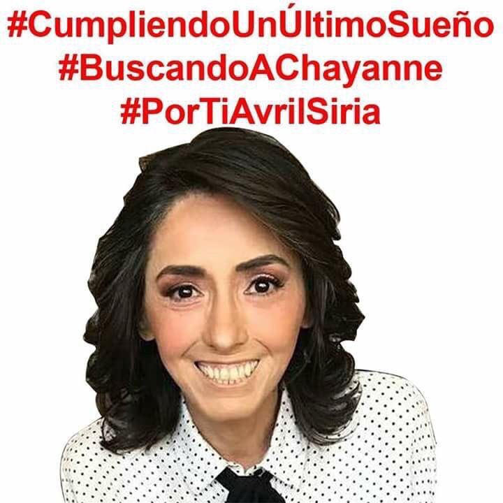 Adrianis_Cot's tweet photo. @gabyespino ayúdanos!!
Su último sueño antes de partir. @AvrilSiria desea conocer a @CHAYANNEMUSIC RT Plis #MCA #buscandoAChayanne https://t.co/okvD37lxU9