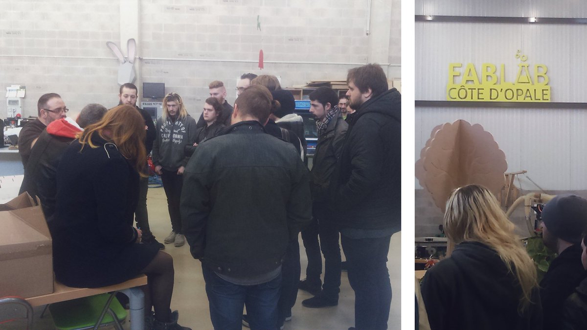 SimplonBSM's tweet photo. Visite au @FabLabCO pour les apprenants de la #promo2.
Merci pour cette visite ! https://t.co/luYlCNpEGJ