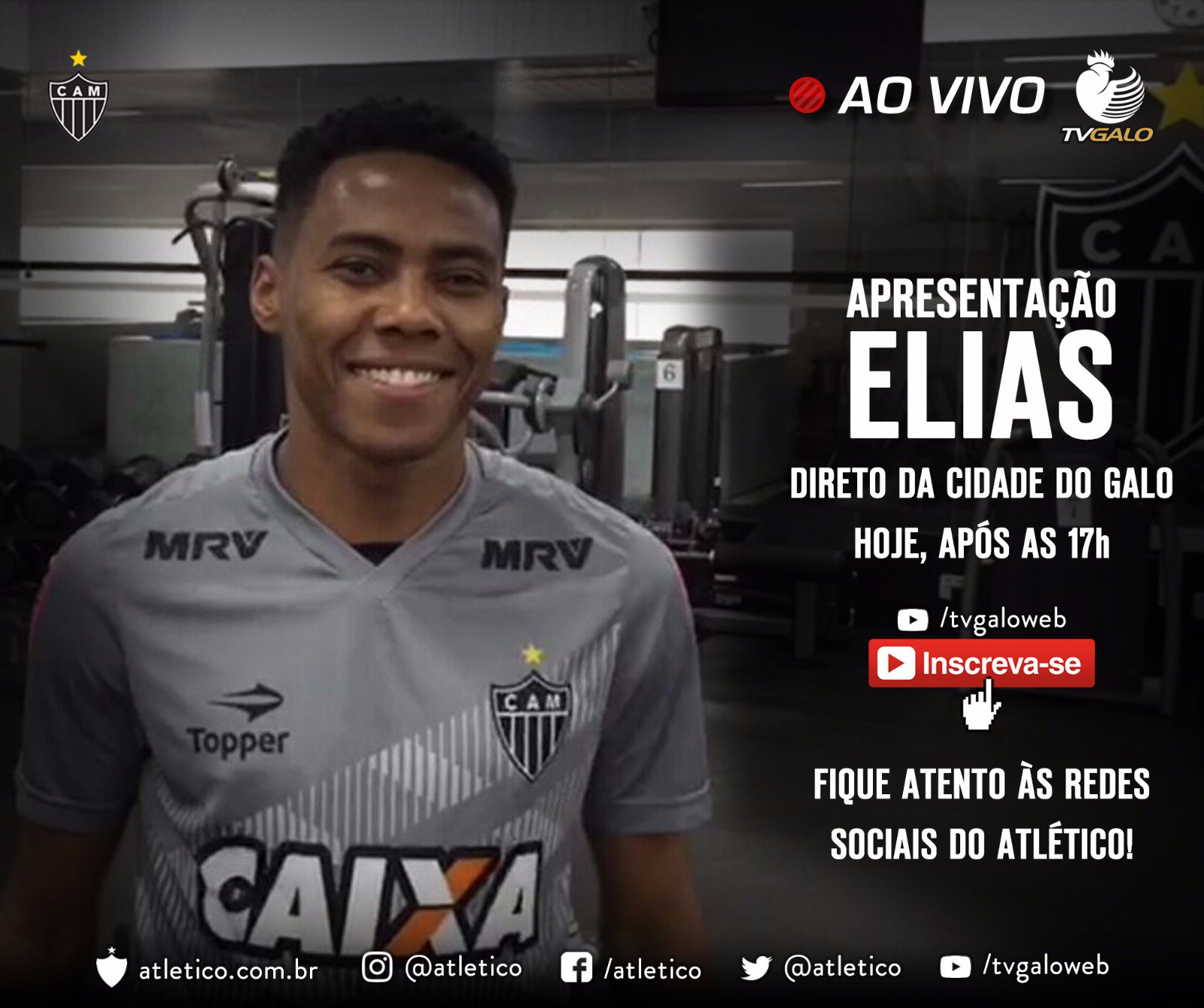 TV Galo AO VIVO! Acompanhe o jogo-treino entre Atlético e Seleção