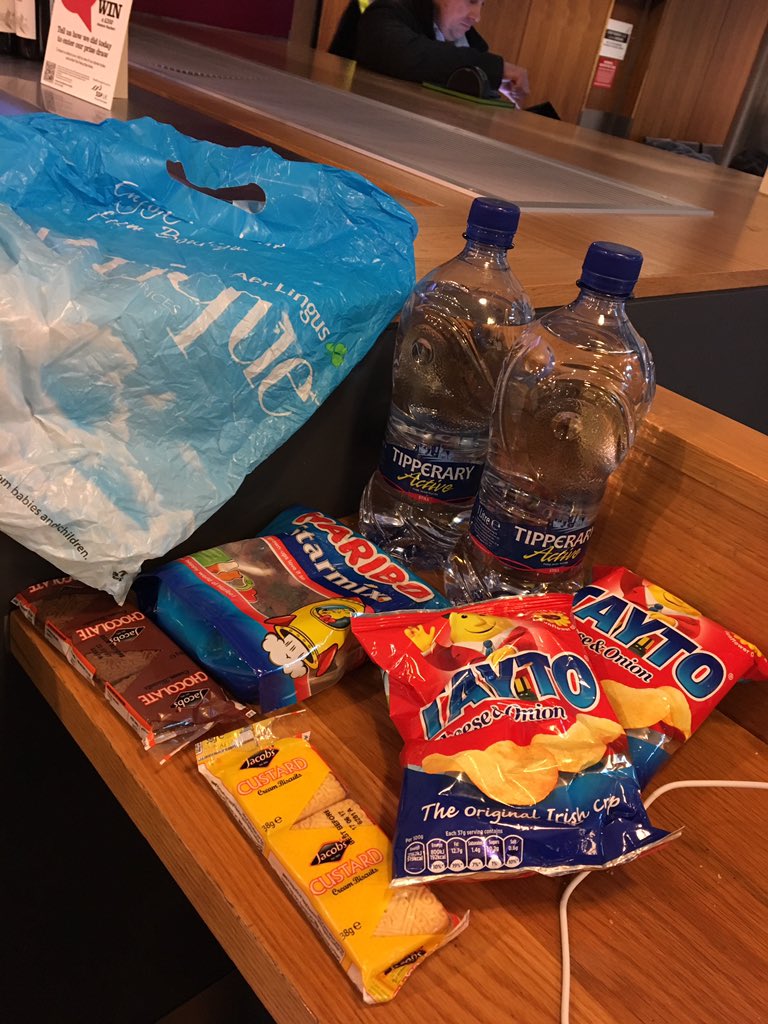 VoyageWizards1's tweet photo. Huge thanks to the team at @AerLingus for sorting us out with a few things! Will be much needed #BegBorrowStealDCU https://t.co/fYC0VWfTfG