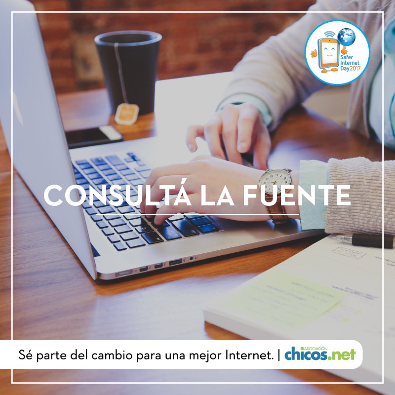 chicos_net's tweet photo. Consultá la fuente antes de publicar una nota. Sé vos parte del cambio para una mejor Internet 7/2 #DíaDeLaInternetSegura https://t.co/SJ3zdEAcmb
