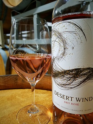 desertwindwine's tweet image. Punxsutawney Phil saw his shadow, but you don't have to wait six more weeks to enjoy #rosé - new 2016 Dry Rosé #wine #WAwine #groundhogday