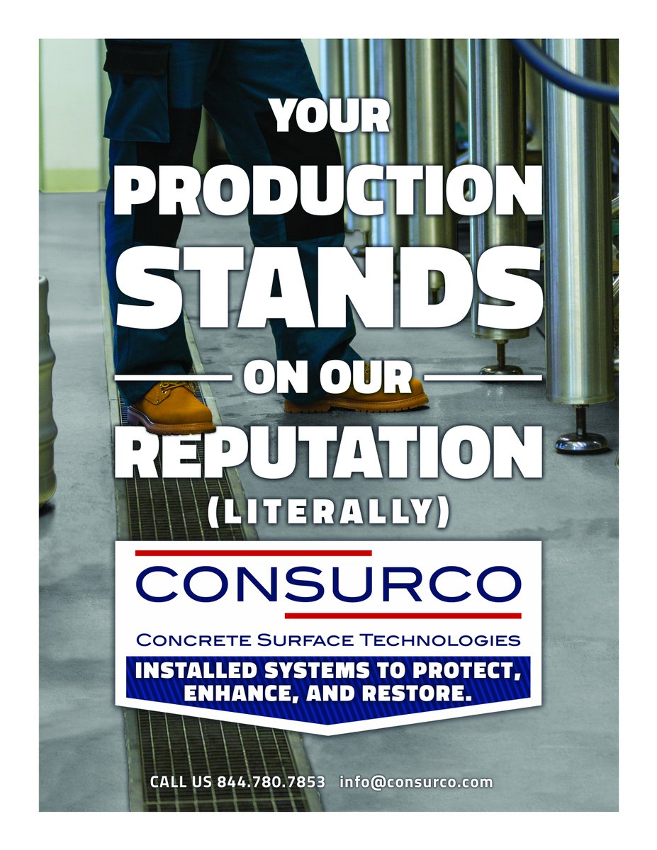 consurco's tweet image. #Breweries with the highest standard in production from the ground up, protect their peeps, products, &amp;amp; bottom line

consurco.com/food-and-bever…