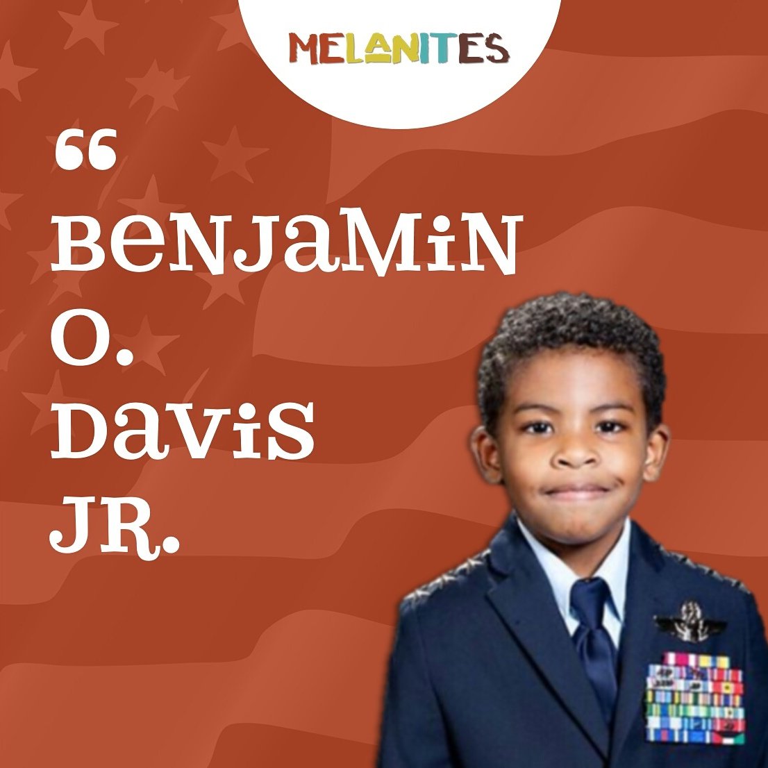 Benjamin Oliver Davis Jr. was the first African-American general officer in the United States Air Force. #Melanites #BrownBoyhood #BHM