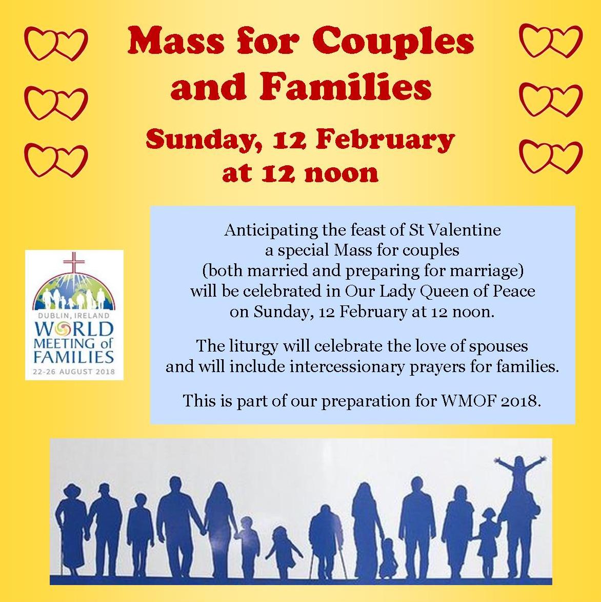 MerrionRdChurch's tweet photo. Anticipating St Valentine's Day, a special Mass for Couples in Our Lady Queen of Peace, 12 noon, 12 Feb. See https://t.co/6aNgp8Bhqd https://t.co/Ghtk5kPul9