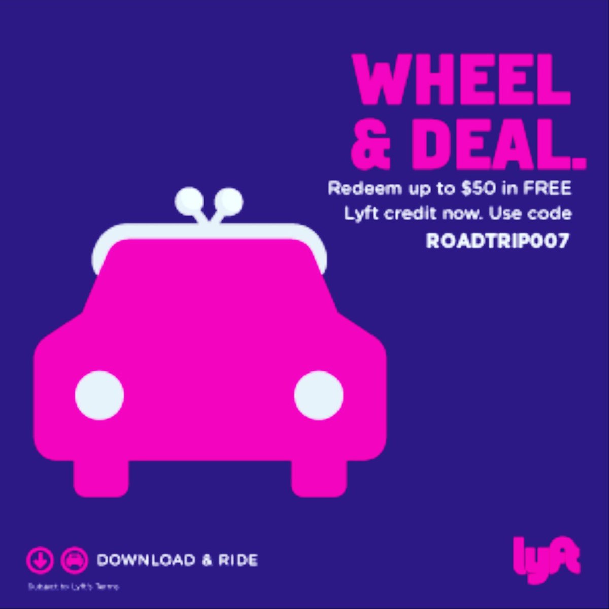 EvansJeanette's tweet photo. ROADTRIP007 #lyftfreeride #Lyftcodes https://t.co/msWEvGn2a3