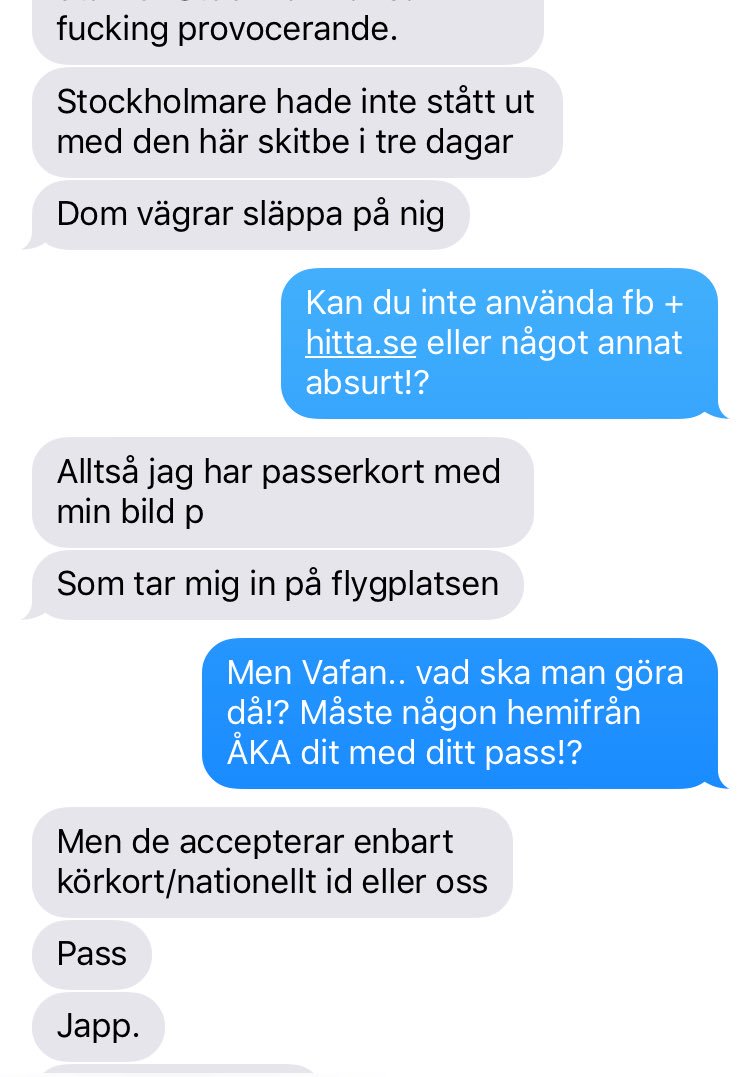 Soranismail's tweet photo. Kompis bor i Helsingborg, jobbar på Kastrup och är inte så glad på våra politiker atm https://t.co/tA1igVu0eT
