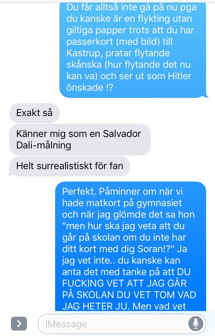 Soranismail's tweet photo. Kompis bor i Helsingborg, jobbar på Kastrup och är inte så glad på våra politiker atm https://t.co/tA1igVu0eT
