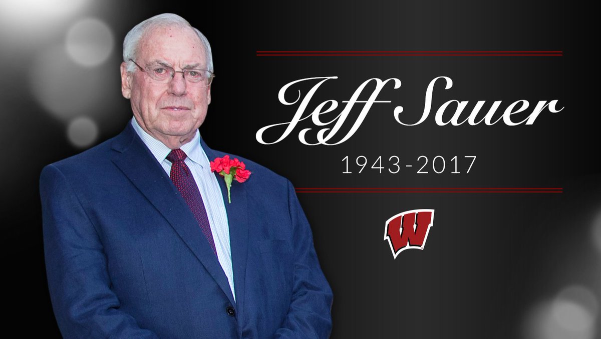 BadgerMHockey's tweet photo. We are saddened to learn of the passing of Jeff Sauer. He was a great friend, representative of Wisconsin & incredible ambassador for hockey https://t.co/OLyOOIS86f