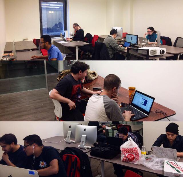 TurnToTech's tweet image. Who will win the iOS v Android challenge in tomorrow's hackathon? #turntotech #hackathon #coding #codingschool #nyc