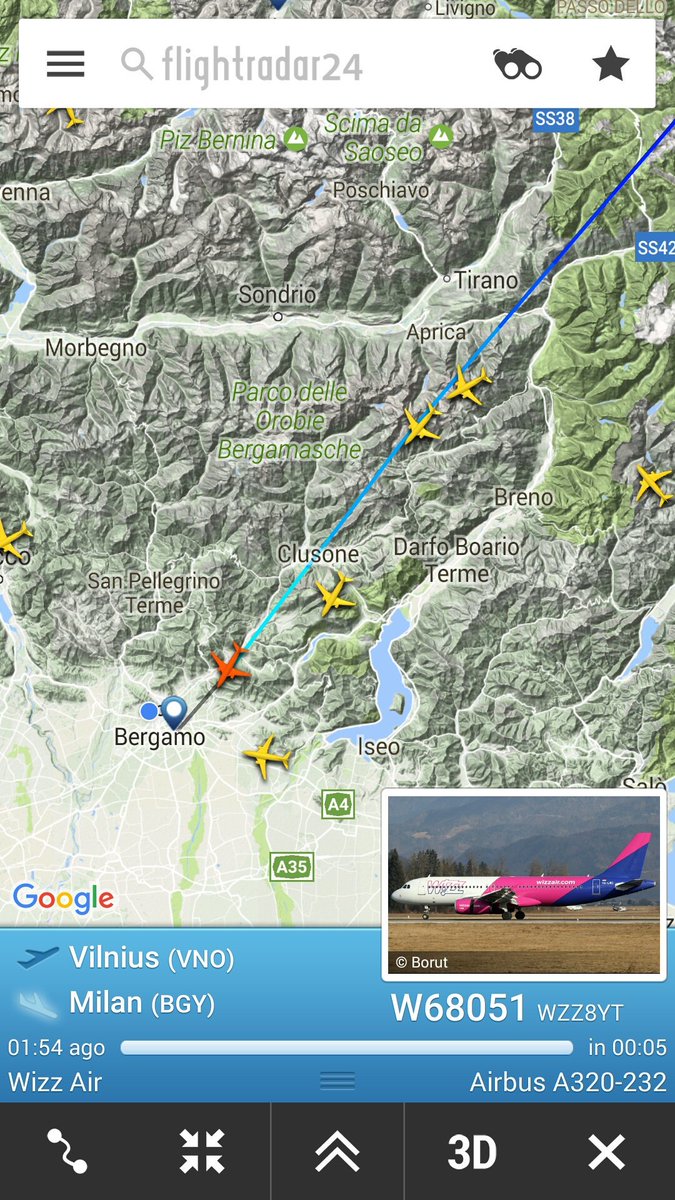 Evening's arrivals #milanbergamoairport #bgy #WizzAir #airbus #flightradar24 #flights #travel #italy #alps #milan #bergamo