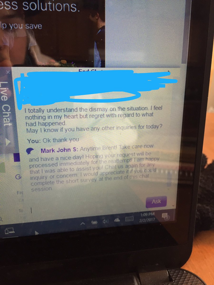 _Mr_Oberlin's tweet photo. FedEx guy took my complaint to heart. #NothingButRegret https://t.co/CsurwM82J4