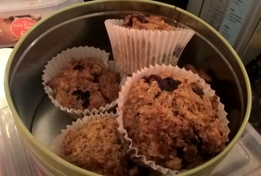 RacheP2410's tweet photo. @waitrose used blueberries instead of dates &amp; coconut oil instead of groundnut oil - these are delicious! https://t.co/7QiwmnNPGe