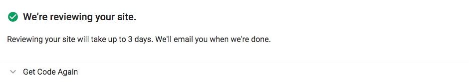 jeanette1205's tweet photo. #AskAdSense why is taking one month to check websites? I have this message since one month? Thank you #google #Adsense https://t.co/JzUEoK6uK9