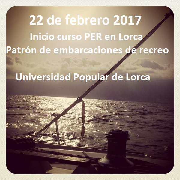 Formaritima's tweet image. Curso y examen en Lorca de Patrón de Embarcaciones de Recreo.