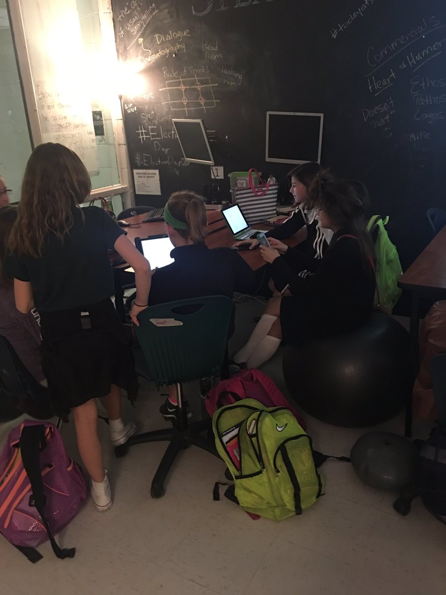 filmatstem's tweet photo. Students use multiple @Apple devices to write scripts for hero's journey films #sixthgrade #grandchallenge #stemsav #filmscience https://t.co/js5NndHuKj