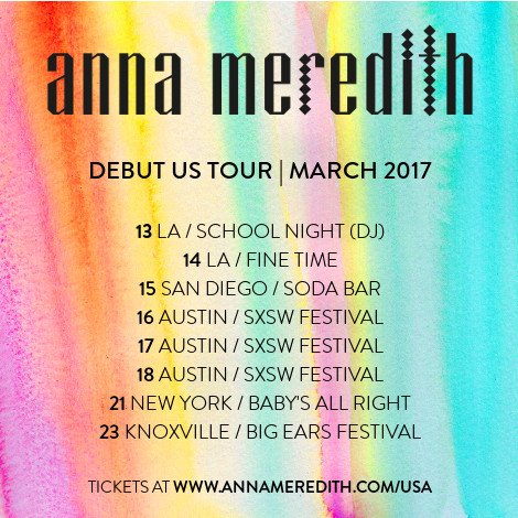 Dearest AMERICANS! plz OHPLZ come hear us parp loud wonky time signatures &amp; tuba in ur faces ON OUR 1st US TOUR! 🎛🇺🇸annameredith.com/usa