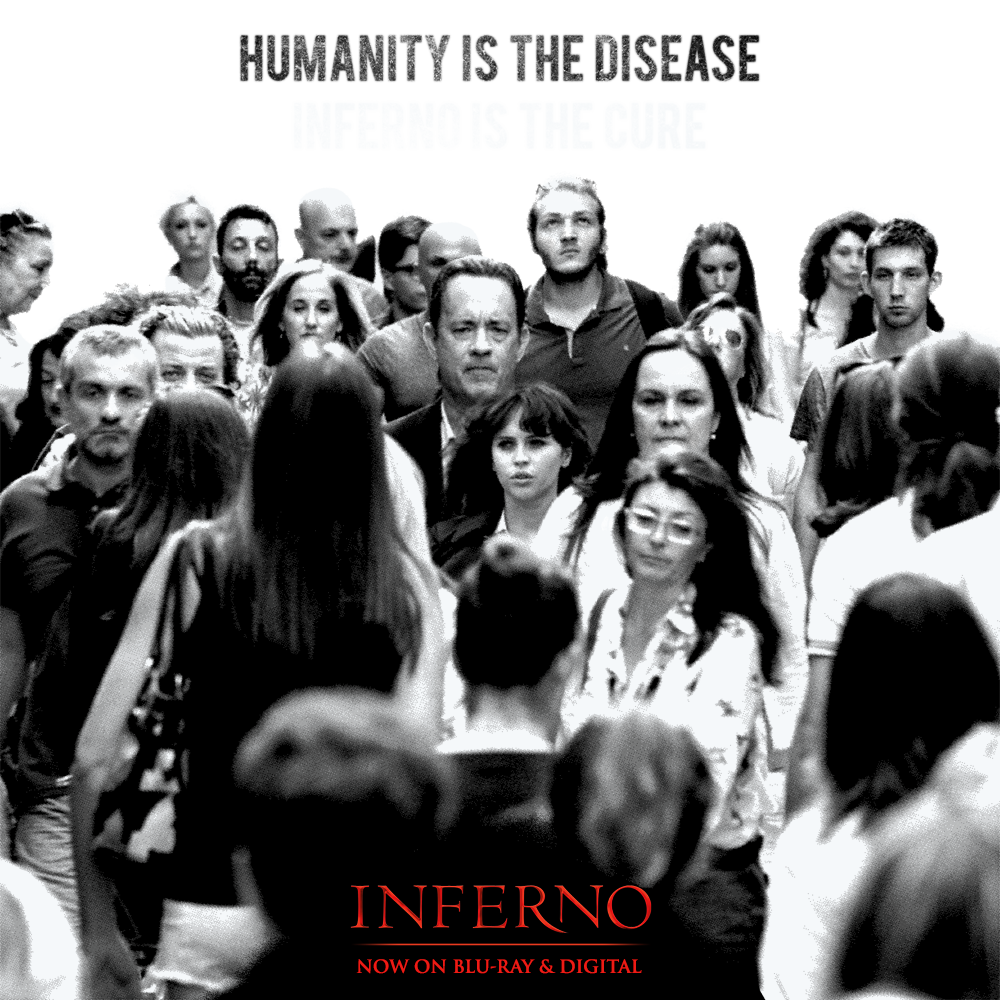Humanity is the disease. Tap below to discover the cure.
#InfernoMovie
