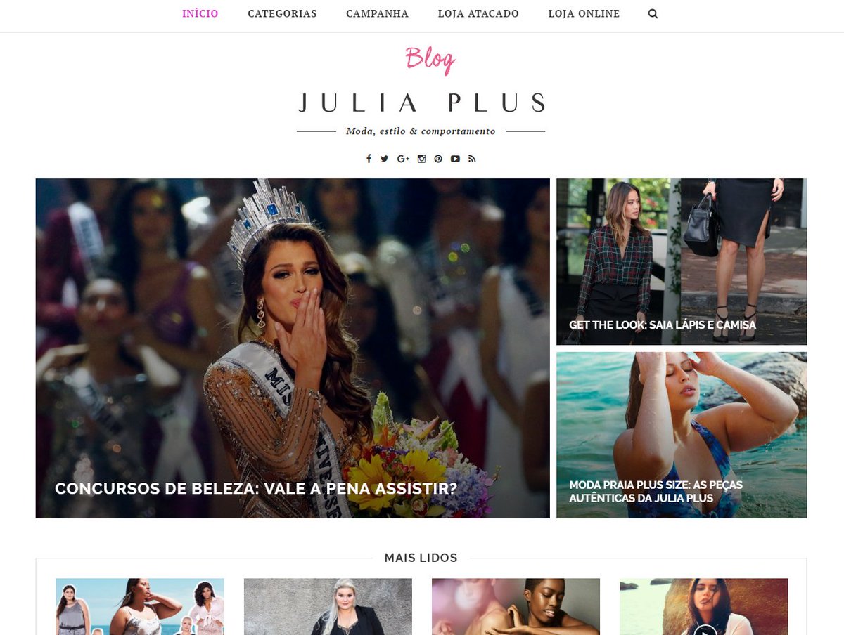 julia_plus's tweet image. O que já era bom ficou ainda melhor! Venha conhecer o novo blog da Julia Plus: blog.juliaplus.com.br