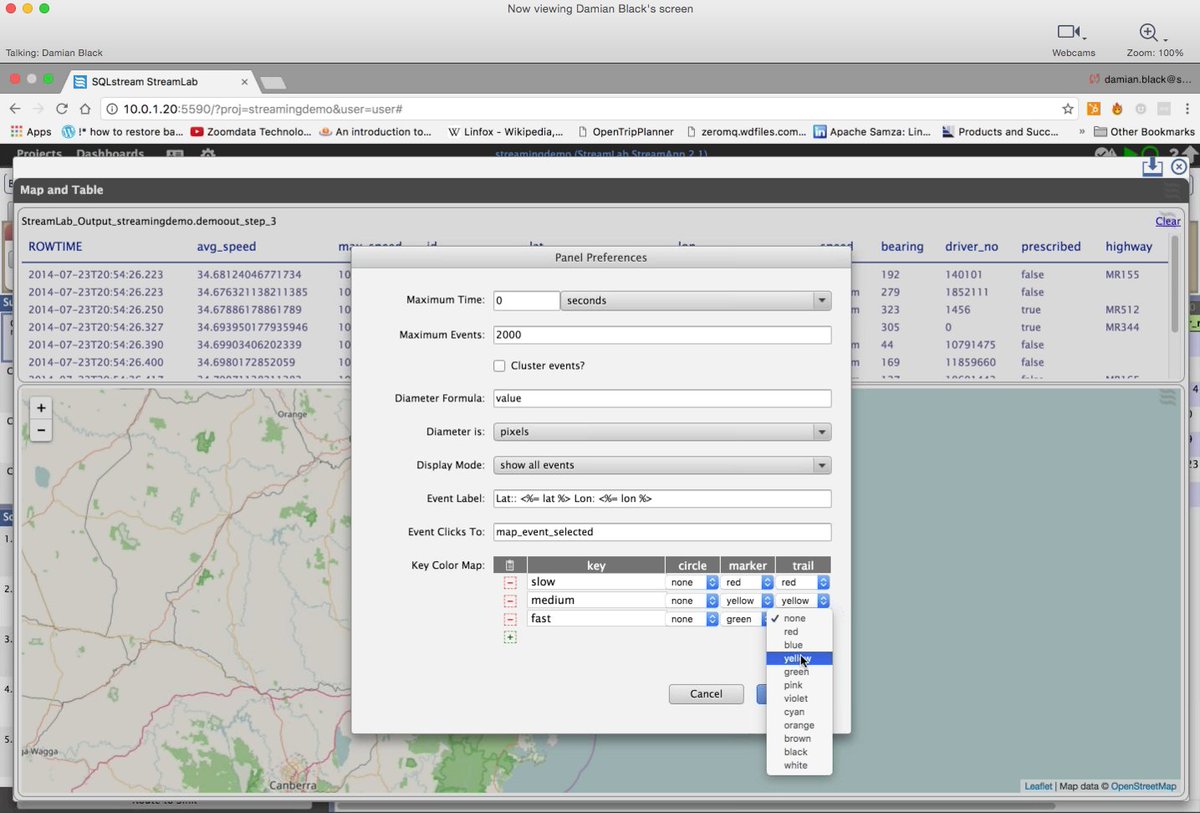 SQLstream's tweet image. #streaminganalytics LIVE demo: we just built and deployed a streaming app in a few minutes. #Thursdaydemos #SQLpower