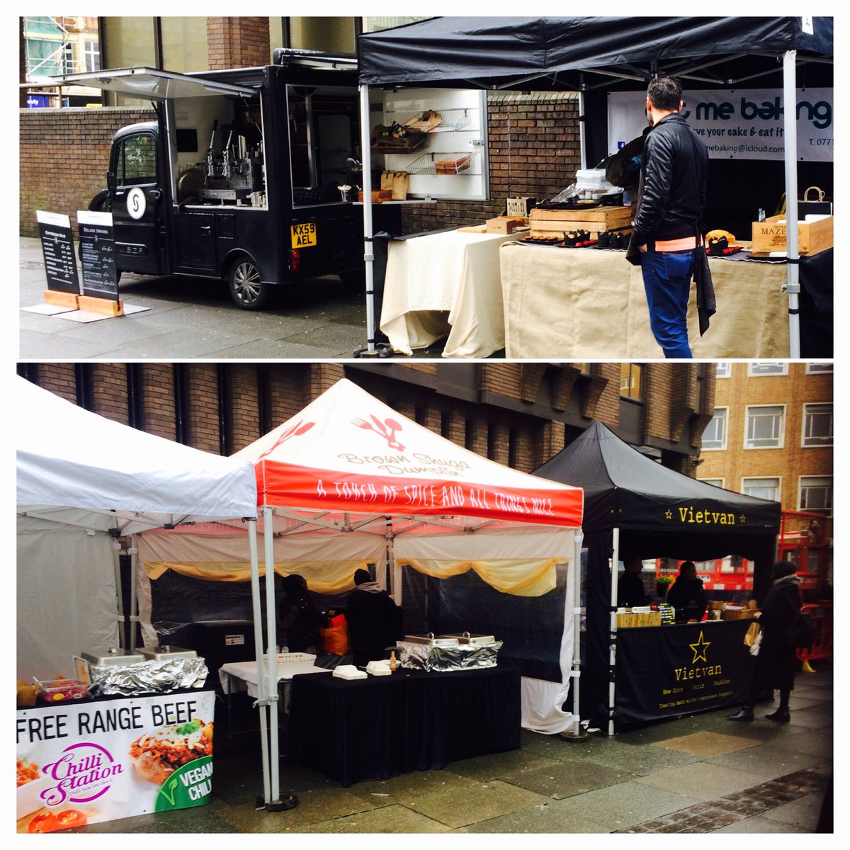 chilli_station's tweet photo. Our lovely new Street food Market is growing #foodzone Every Thursday &amp; Friday @Joeandsantini @BSDCatering @eatmebaking @vietvanlondon https://t.co/uuaQzMyIzB