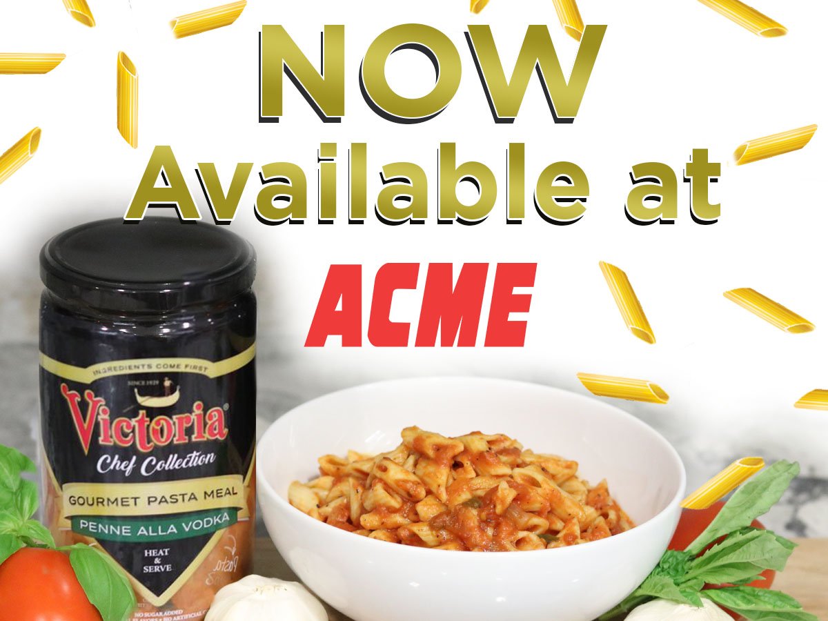 VictoriaFoodsBK's tweet photo. Pasta + Sauce = YUM! Look for Chef Collection in your local @acmemarkets!! Learn more: https://t.co/1jcta6Qt2s #ReadYourLabel https://t.co/zZnfEfM6HS