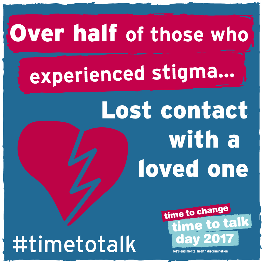 TimetoChange's tweet image. New figures reveal the devastating human cost of stigma - it really is #TimetoTalk about mental health. Read more: bit.ly/2kWKKXP