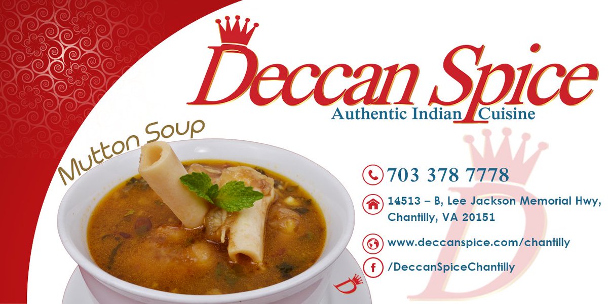Deccan Spice (Authentic Indian Restaurant) (DS_Chantilly) Twitter