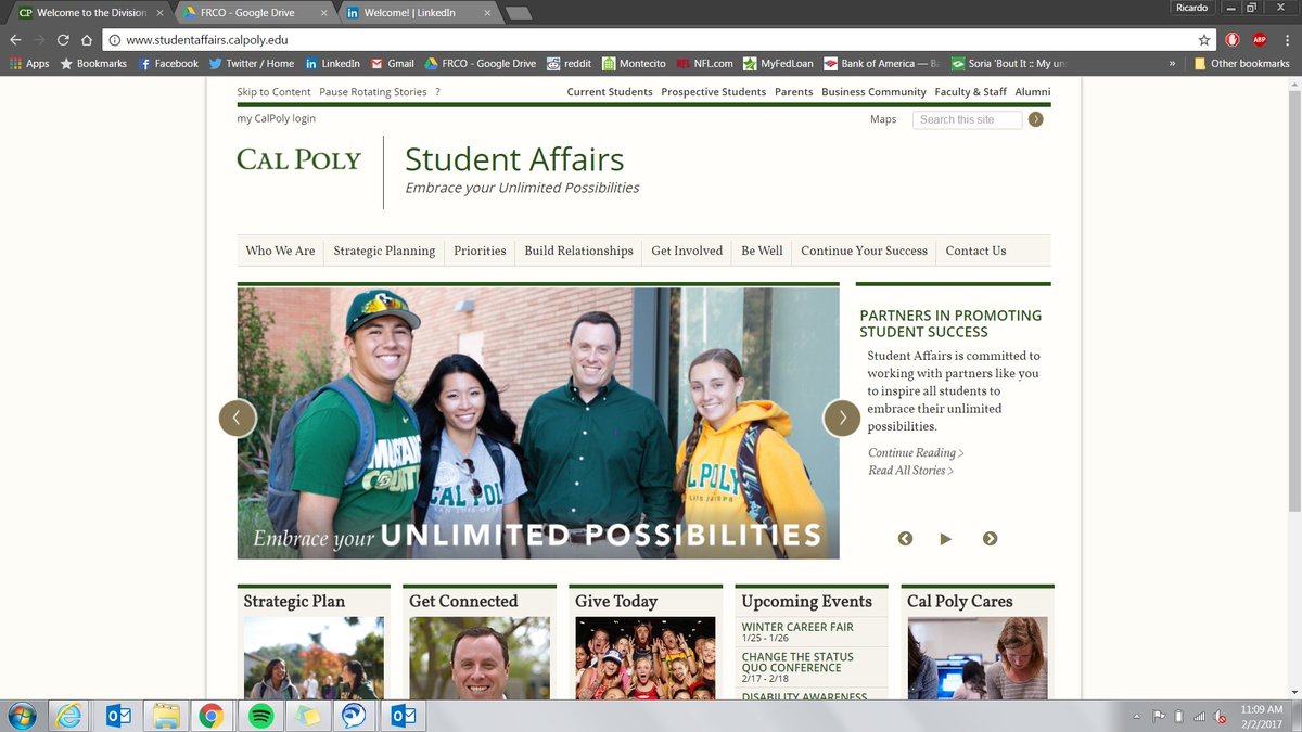 Riiicardoooo's tweet photo. Cash me on the @CalPoly Student Affairs website still, howbow dah. #Soar2014 https://t.co/wL2OkZzWwE