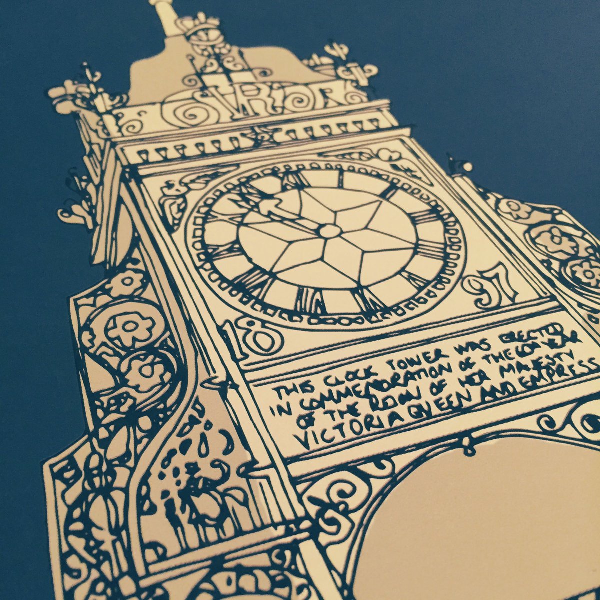 theHotDogPress's tweet photo. Choosing colours for our new 'Eastgate Clock' - What colours would you like to see? #art #popart #chester #eastgateclock https://t.co/VeAikbVYFD