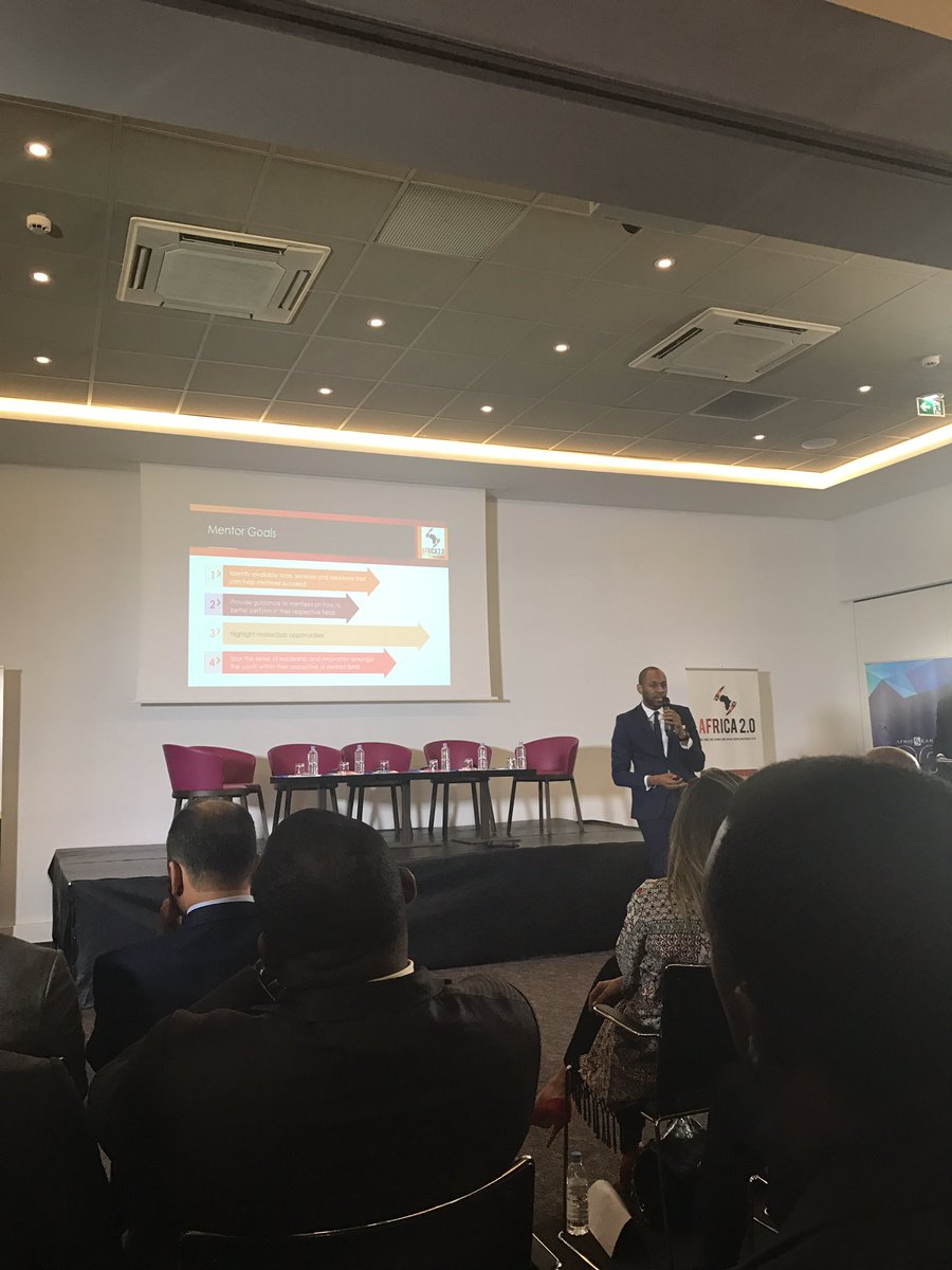Debambs's tweet photo. #ega17 @HabibBamba2 explains the #mentorship Program @Africa2point0 https://t.co/NztaGr4P6Z