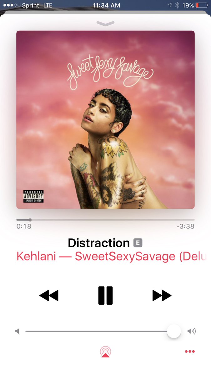 Ok a positive note why didn't nobody tell me that <a href="/Kehlani/">Kehlani</a> was so damn fire!!! This album is fu%##% 🔥 #sweetsexysavage