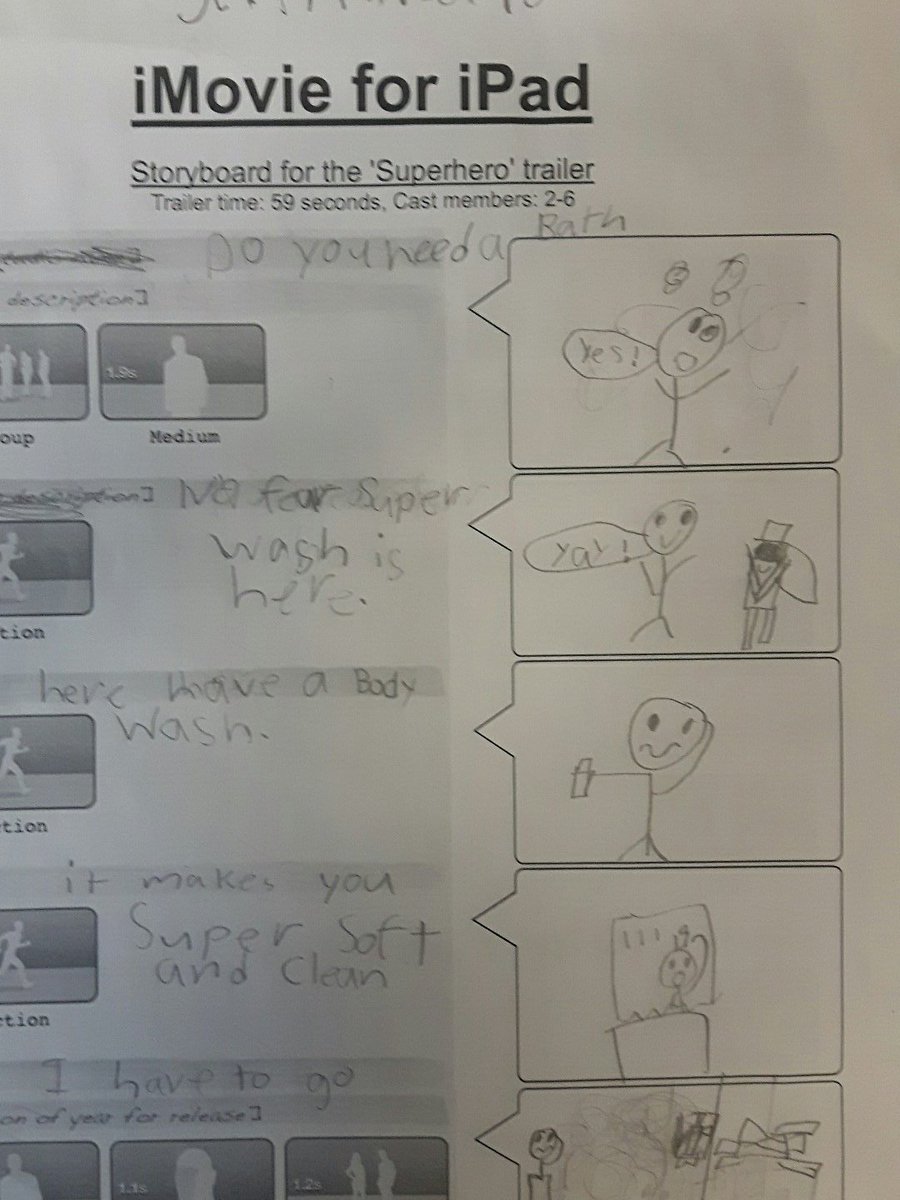 MrsZebrasZoo's tweet photo. The #MediaDetectives continued their commercial storyboards. #YouCantResist @media_kym https://t.co/sjlKKRBBpb